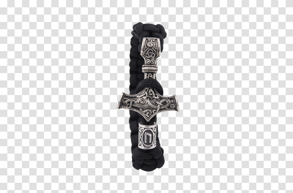 Mjolnir Runic Bracelet Norse Blood, Cross, Knife, Blade Transparent Png