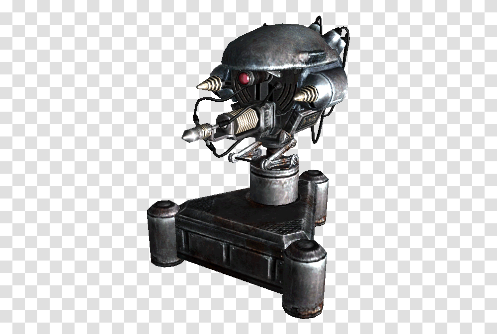 Mk Iv Turret Fallout Nv Automated Turret, Helmet, Apparel, Machine Transparent Png