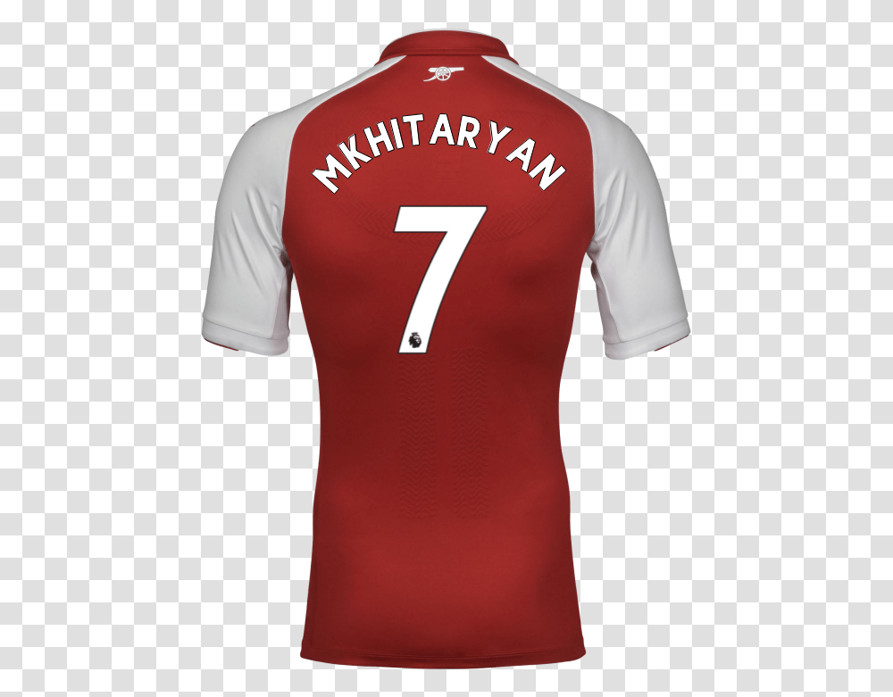 Mkhitaryan Arsenal Shirt Number, Apparel, Jersey, Person Transparent Png