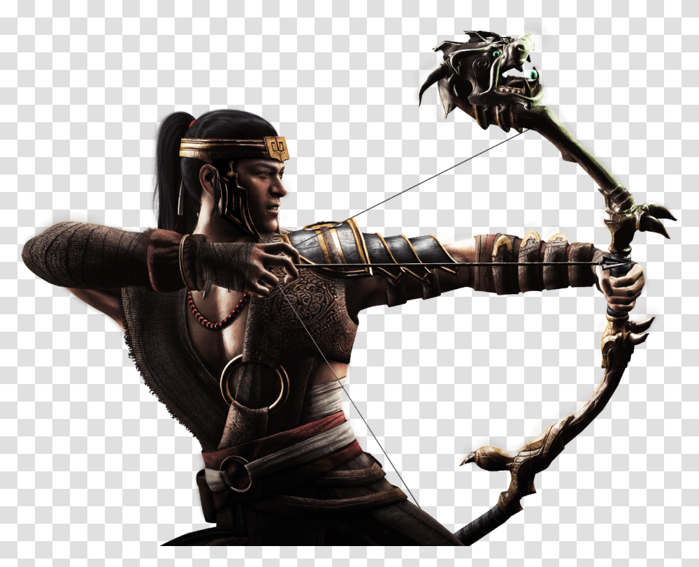 Mkx Kung Jin Bow And Arrow, Person, Human, Archery, Sport Transparent Png