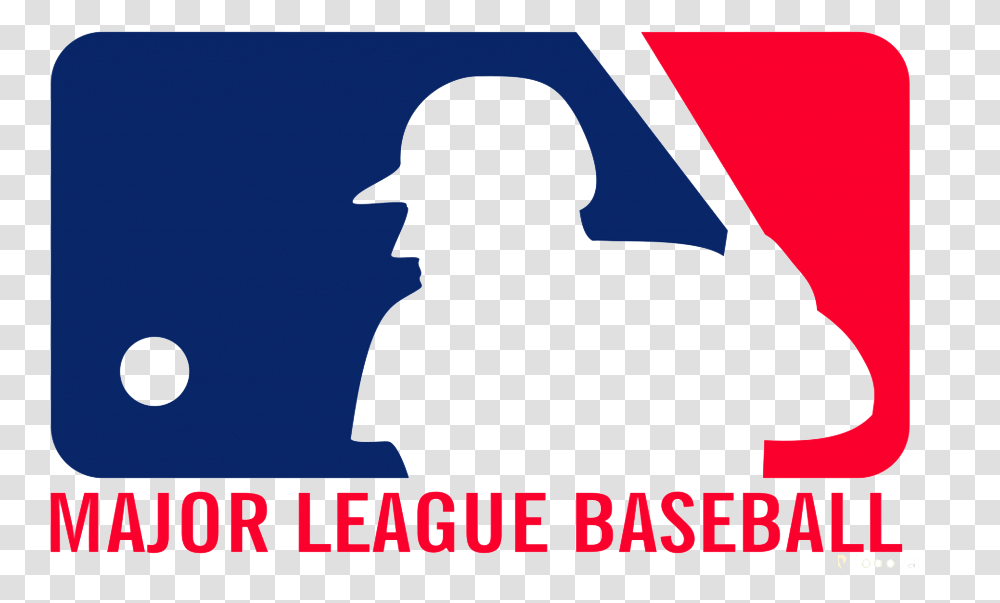Mlb Clipart Background Mlb Logo, Silhouette, Person, Poster Transparent Png