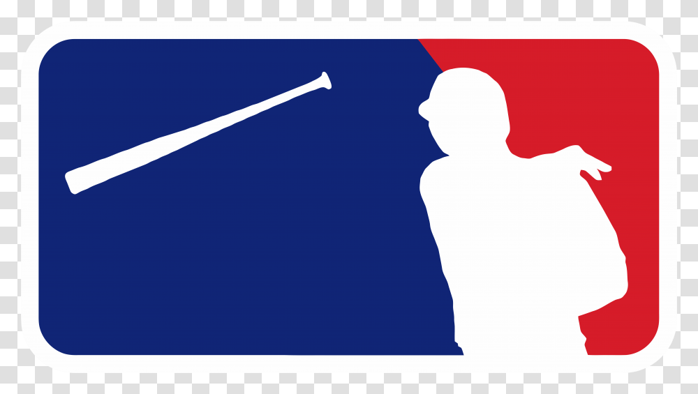 Mlb Logo, Person, Silhouette, People, Back Transparent Png