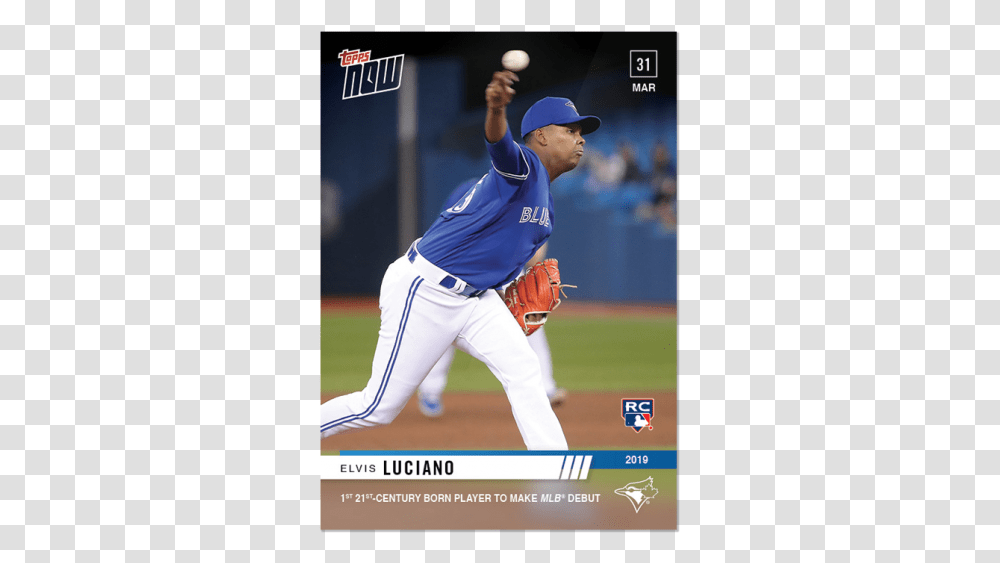Mlb Topps Now Card College Baseball, Baseball Glove, Team Sport, Person Transparent Png