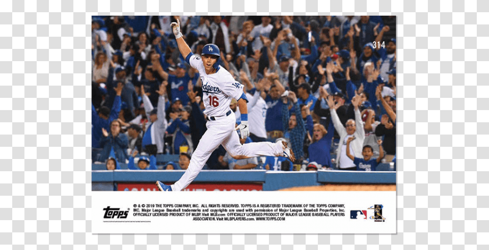 Mlb Topps Now Card Will Smith Dodgers Catcher, Person, Athlete, Sport, People Transparent Png