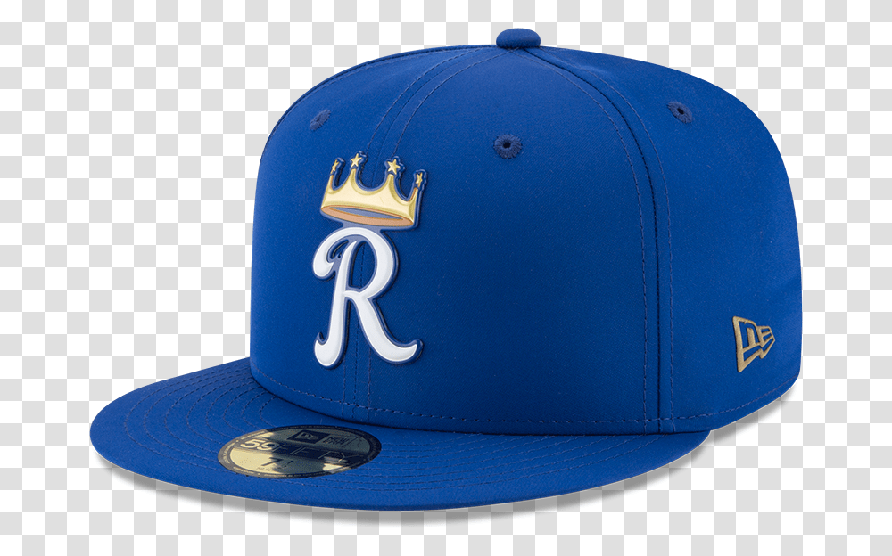 Mlb Unveils New Bp Caps For 2018 Uni Watch Kansas City Royals Crown Fitted Hat, Clothing, Apparel, Baseball Cap Transparent Png