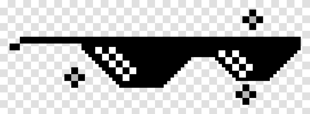 Mlg Glasses Clear Background, Minecraft, Gray Transparent Png