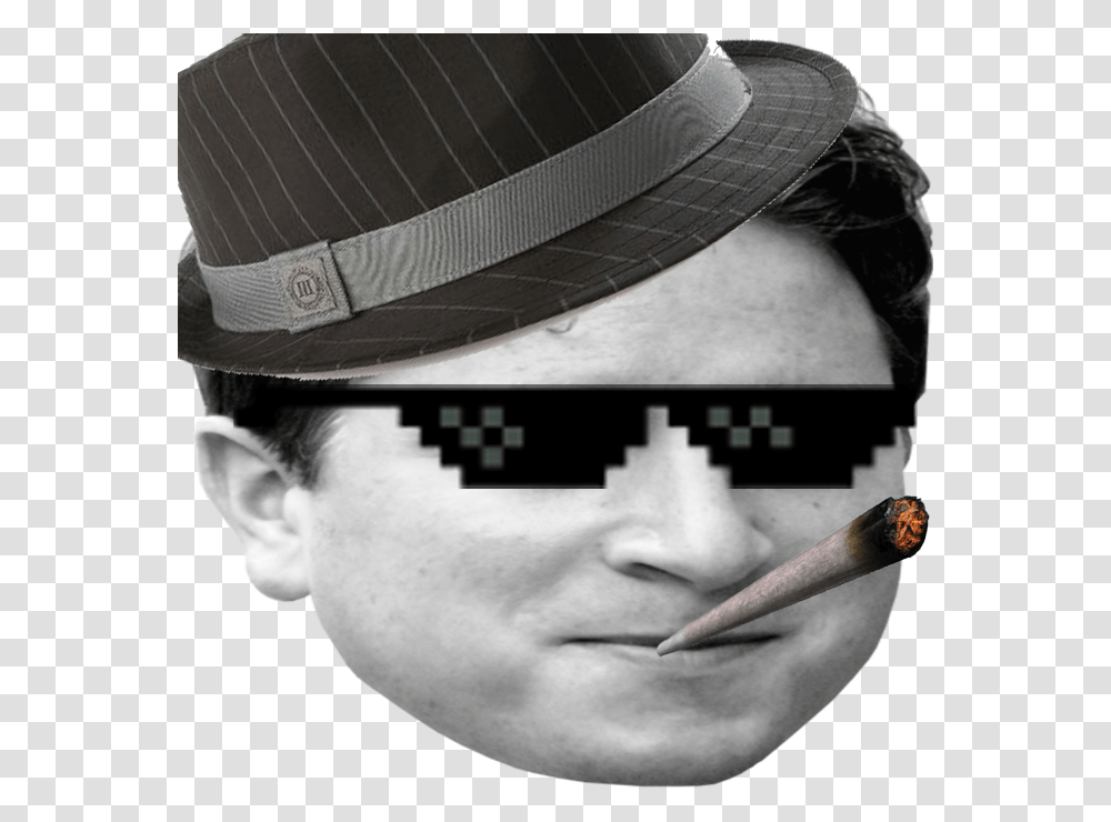 Mlg Kappa, Hat, Face, Person Transparent Png