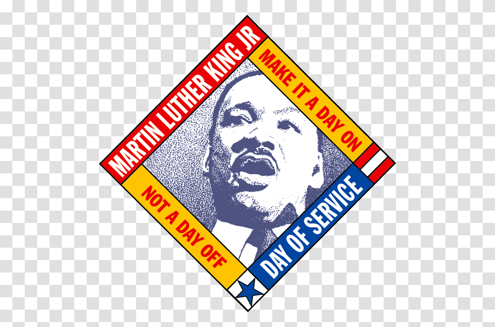 Mlk Day Of Service, Label, Poster, Advertisement Transparent Png