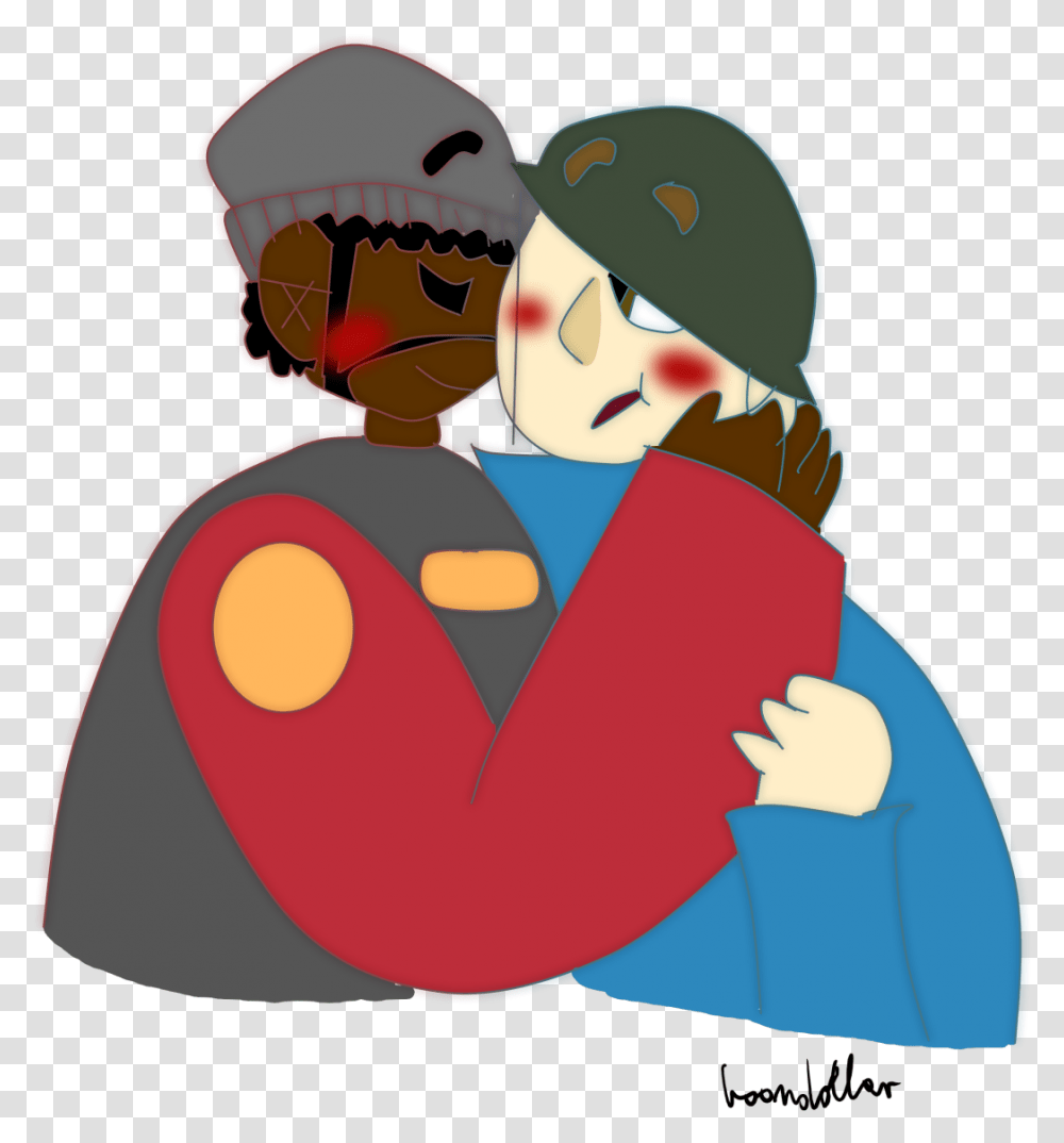 Mlmabsu Cartoon, Hug, Hood, Hat Transparent Png