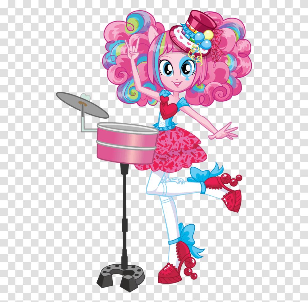 Mlp Eg2 Rainbow Rocks Pinkie Pie New Look By, Toy, Performer, Musician, Musical Instrument Transparent Png