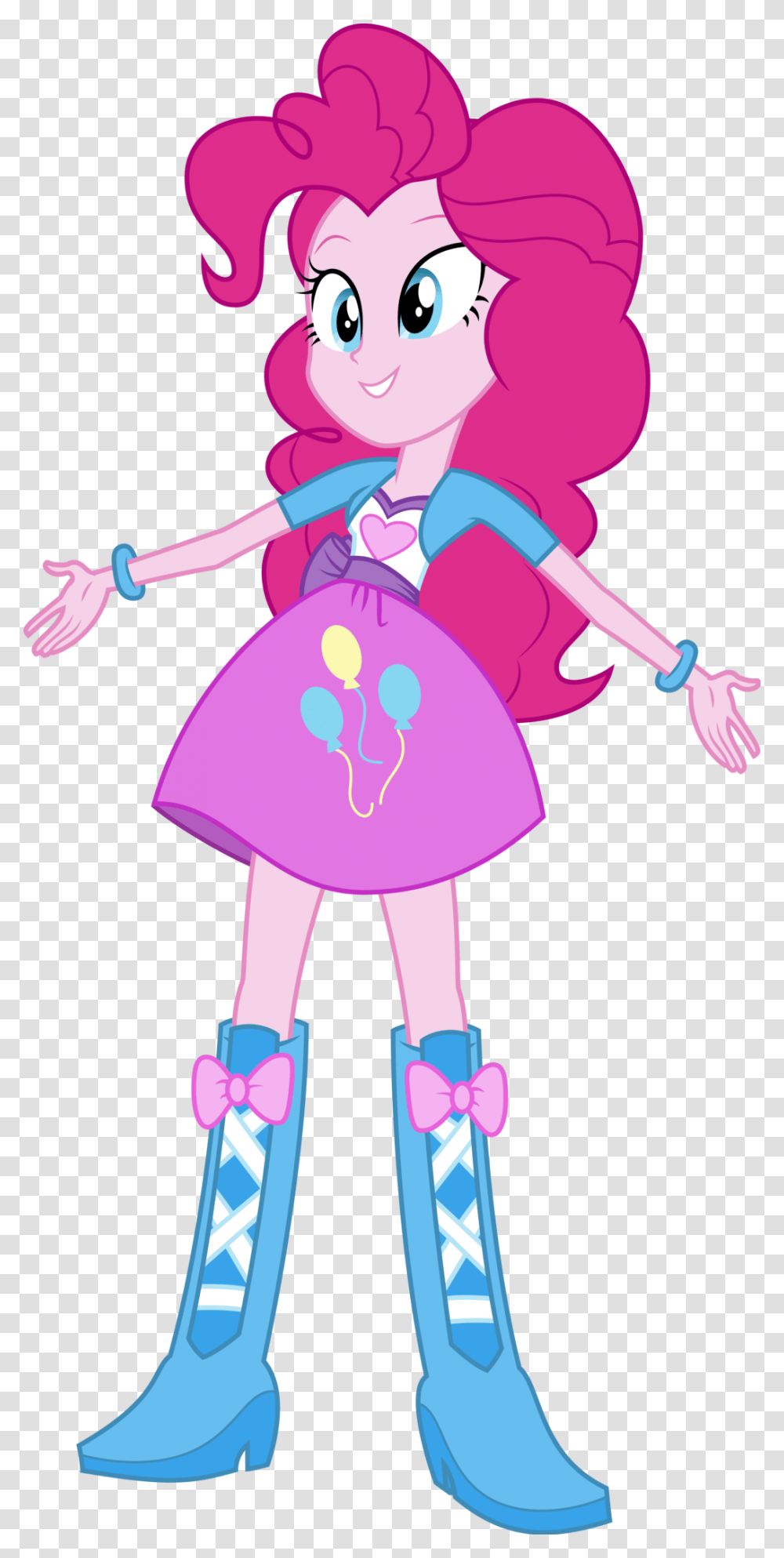 Mlp Eqg Pinkie Pie, Toy, Female, Girl Transparent Png