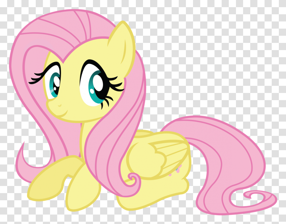 Mlp Fluttershy Relax, Animal, Outdoors Transparent Png