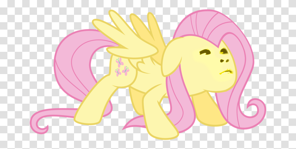 Mlp Fluttershy Scared, Art, Graphics, Purple Transparent Png