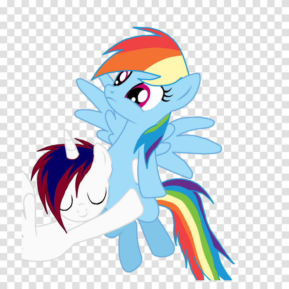 Mlp Listening Rainbow Dashs Hungry Belly, Drawing, Modern Art Transparent Png