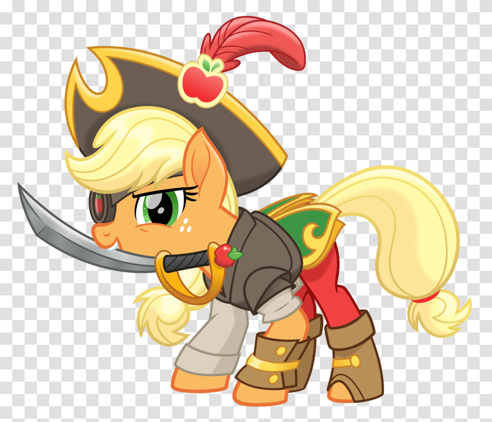 Mlp Movie Spoiler The Dread Pirate Applejack By Cheezedoodle96 My Little Pony Pirates, Toy Transparent Png