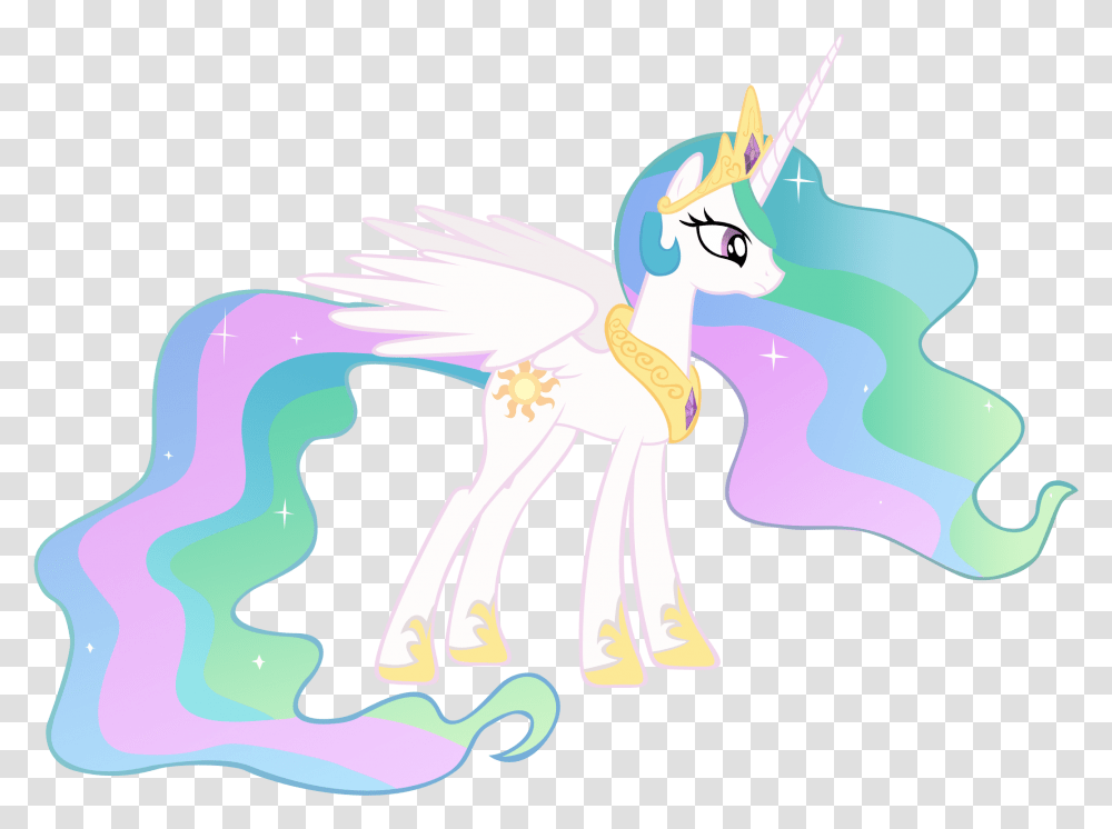 Mlp Princess Celestia Vector, Porcelain, Animal, Bird Transparent Png