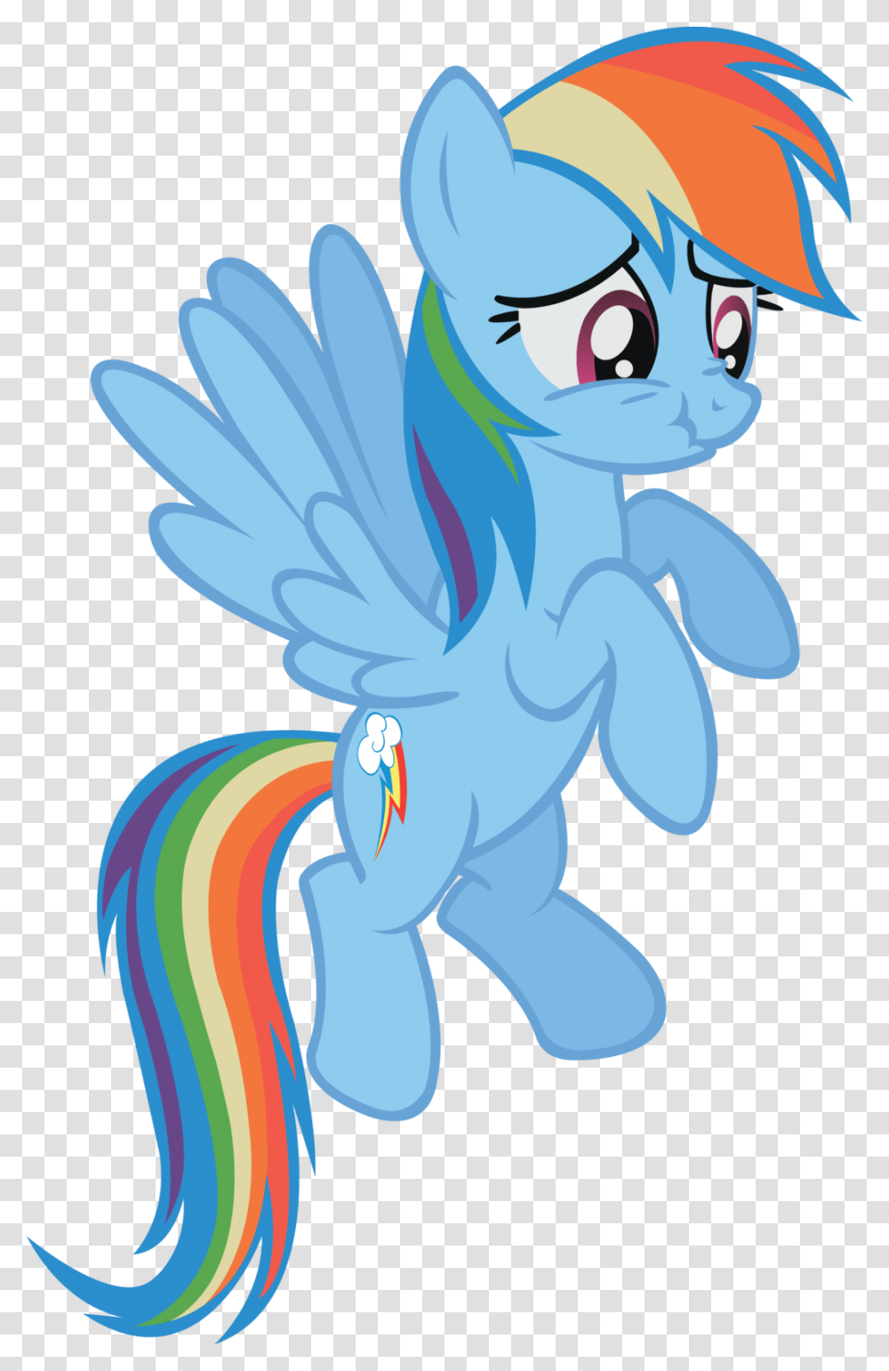 Mlp Rainbow Dash Laughing, Animal, Pattern Transparent Png