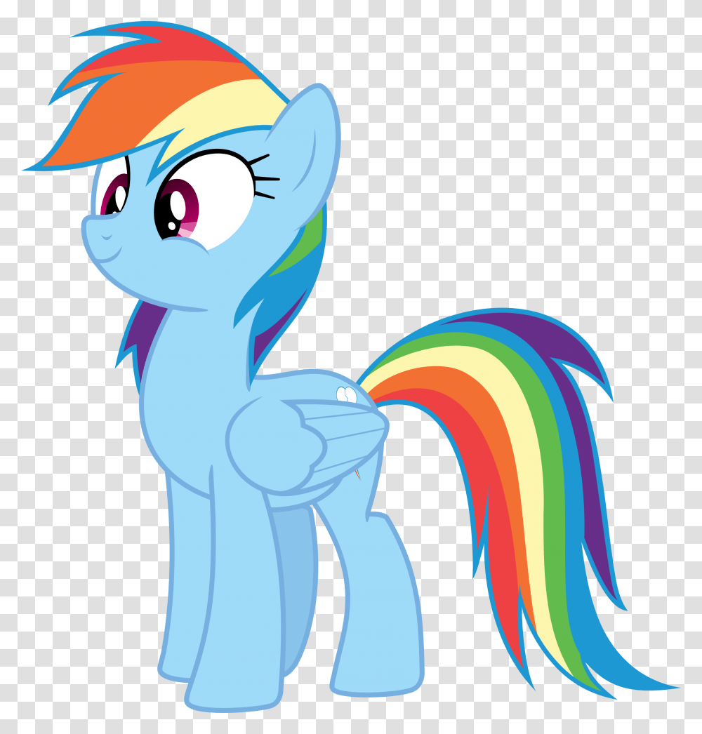 Mlp Rainbow Dash Looking Cute Clipart Download Cute Mlp Rainbow Dash, Apparel, Elf Transparent Png