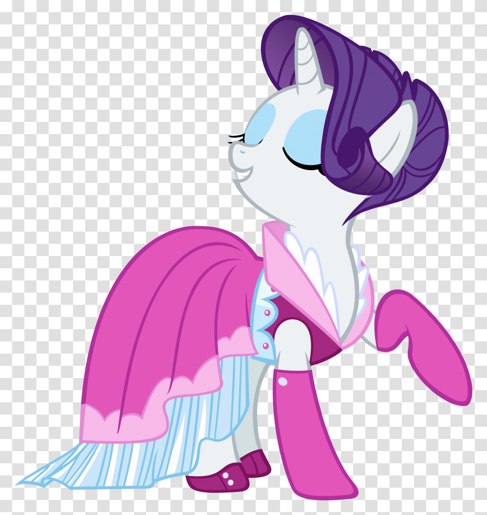 Mlp Rarity In A Dress, Purple Transparent Png