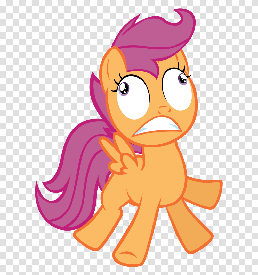Mlp Scootaloo Scared Clipart Cartoon, Cupid, Graphics Transparent Png