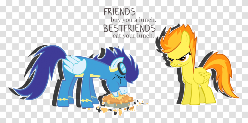 Mlp Spitfire And Soarin Download Buy You Lunch Best Friends, Dragon, Flame Transparent Png