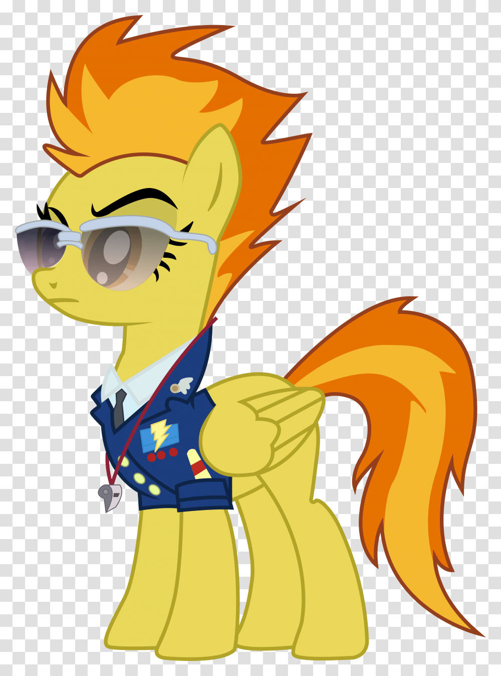 Mlp Spitfire Uniform, Sunglasses, Accessories Transparent Png