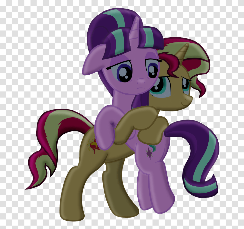 Mlp Sunset Shimmer And Starlight Glimmer Cutie Mark, Toy, Purple Transparent Png