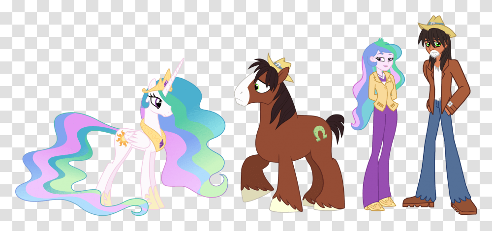 Mlp Troubleshoes And Celestia, Person, Human Transparent Png