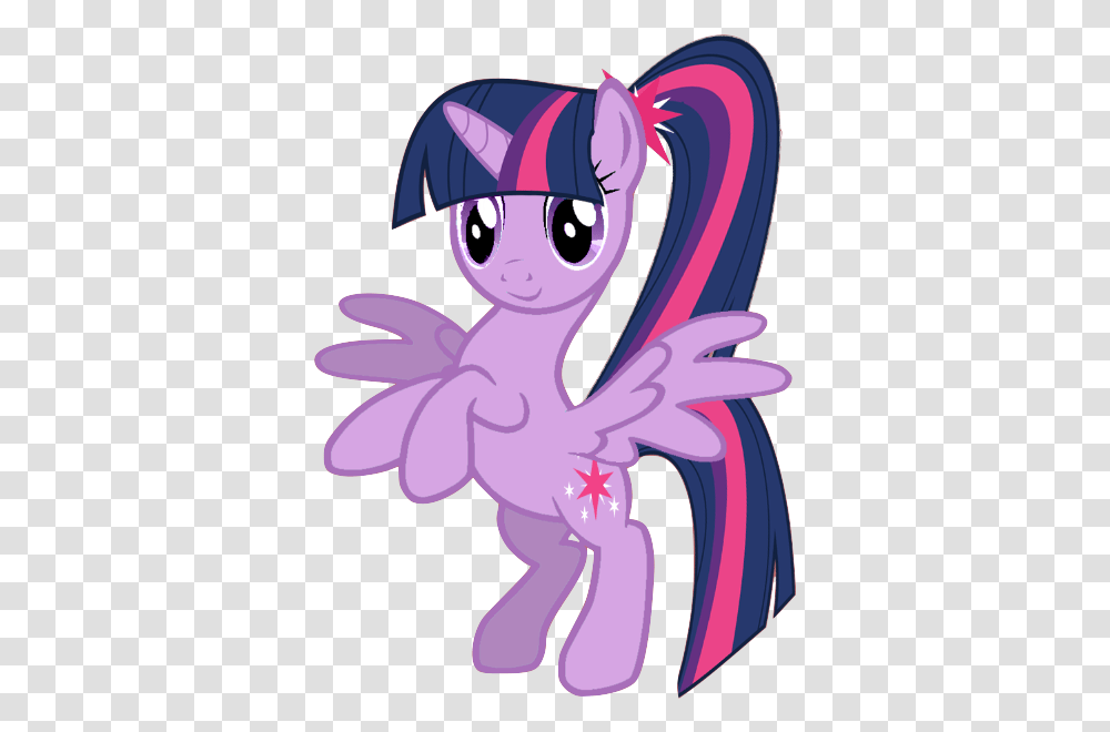 Mlp Twilight With A Ponytail By Winxflorabloomroxy Rainbow Dash My Little Pony Characters, Purple, Comics Transparent Png
