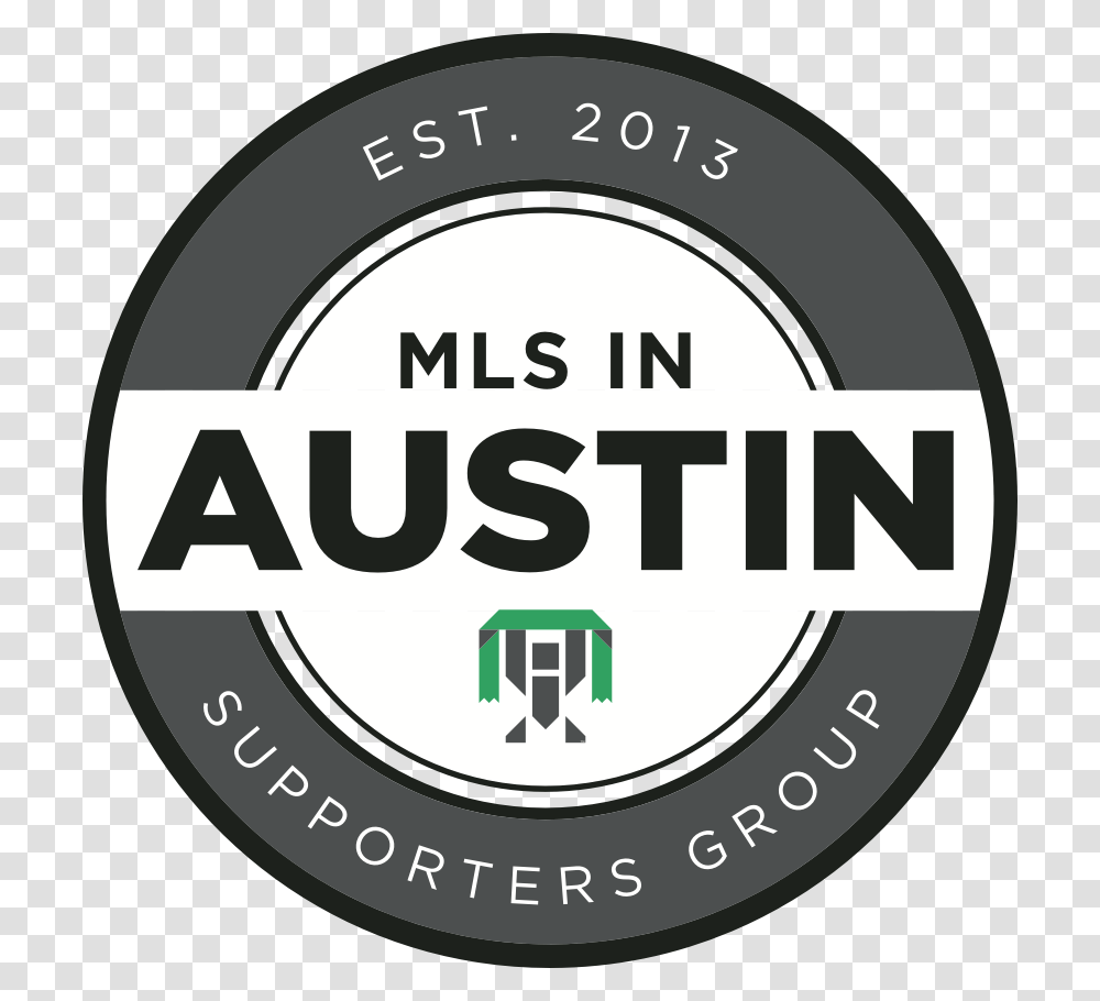 Mls In Austin Logo Circle, Label, Sticker, Vegetation Transparent Png