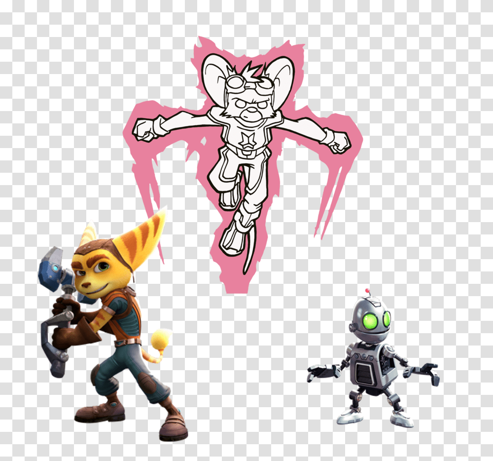Mm Ratchet And Clank, Person, Human, Toy, Robot Transparent Png