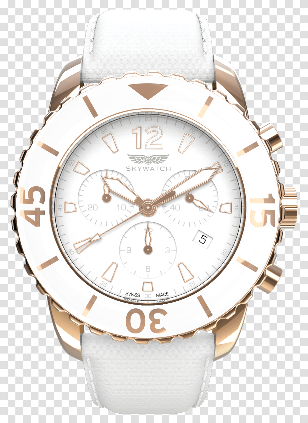 Mm White Ampamp Analog Watch, Wristwatch Transparent Png