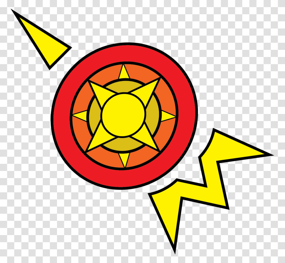 Mmbn Red Sun Logo By Kaizerker Circle, Star Symbol Transparent Png
