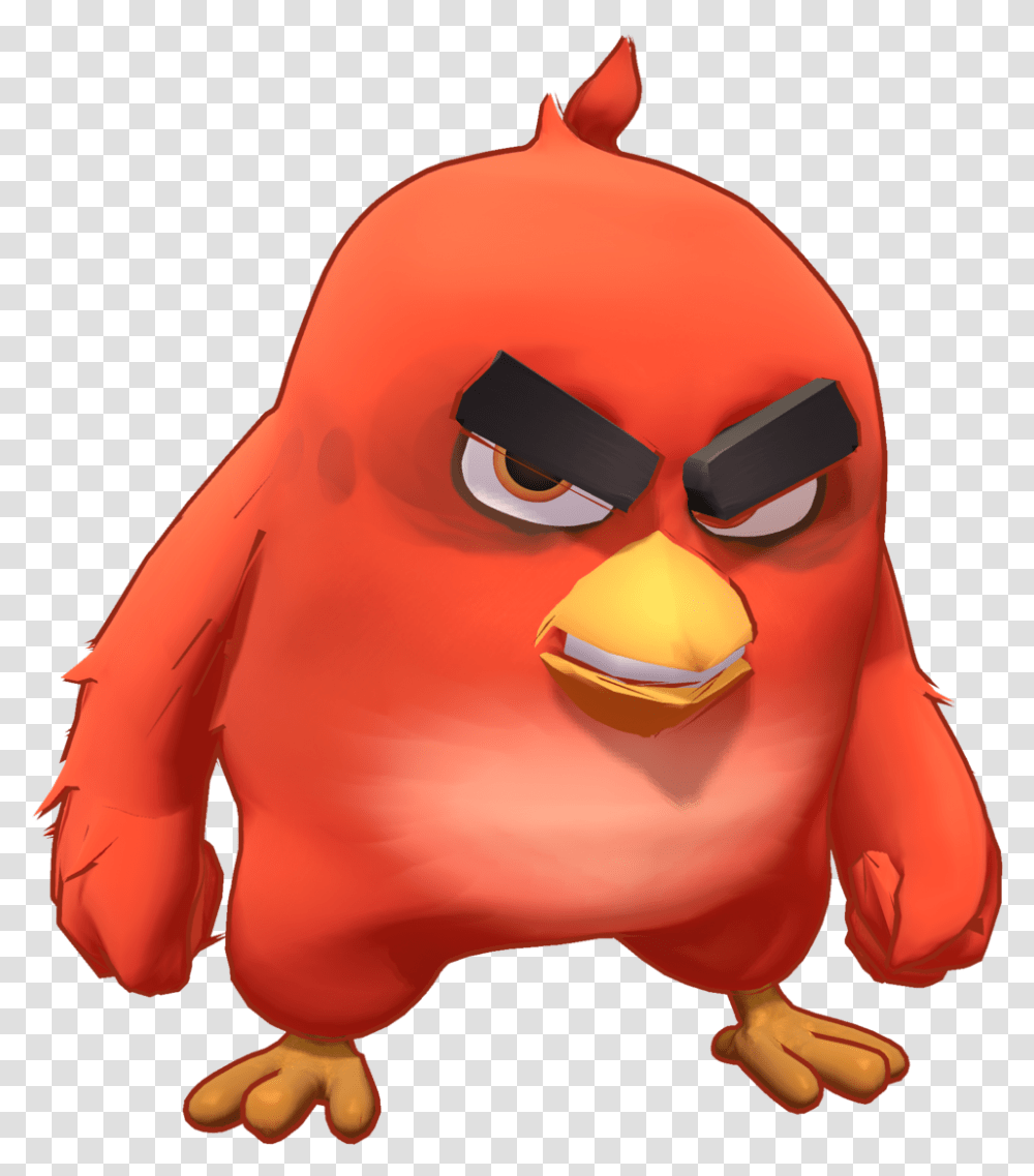 Mmd Angry Birds Red Fire Model Preview Angry Birds 3d Model Transparent Png