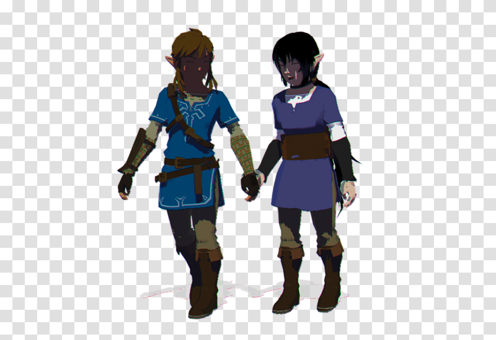 Mmd Breath Of The Wild, Hand, Person, Human, Holding Hands Transparent Png