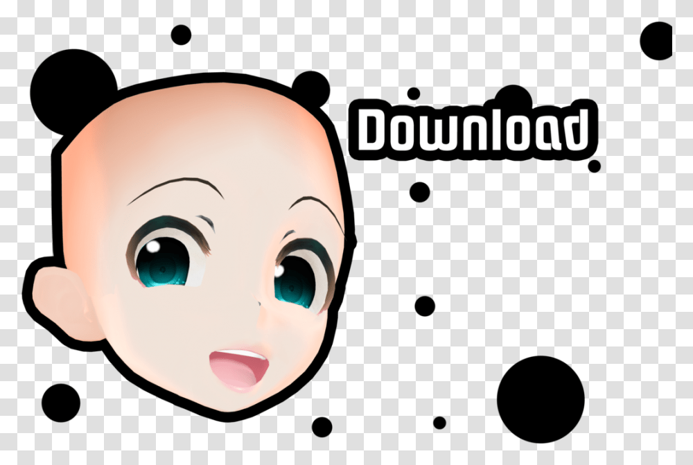 Mmd Face Merge By Meinukurai Mmd Head Dl, Doll, Toy, Alien Transparent Png