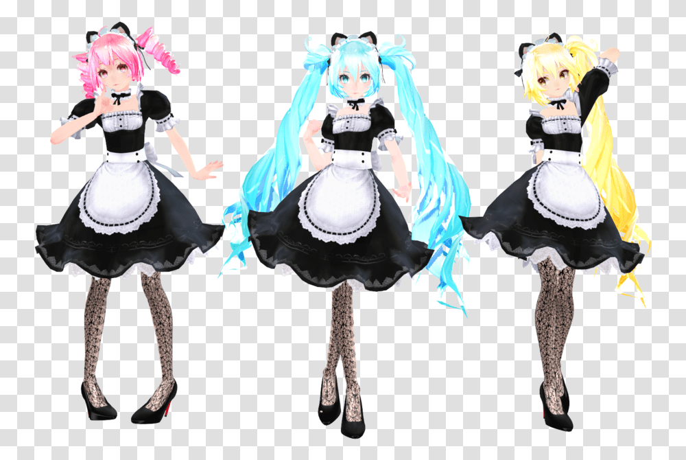 Mmd Maid Model Dl, Costume, Person, Toy Transparent Png