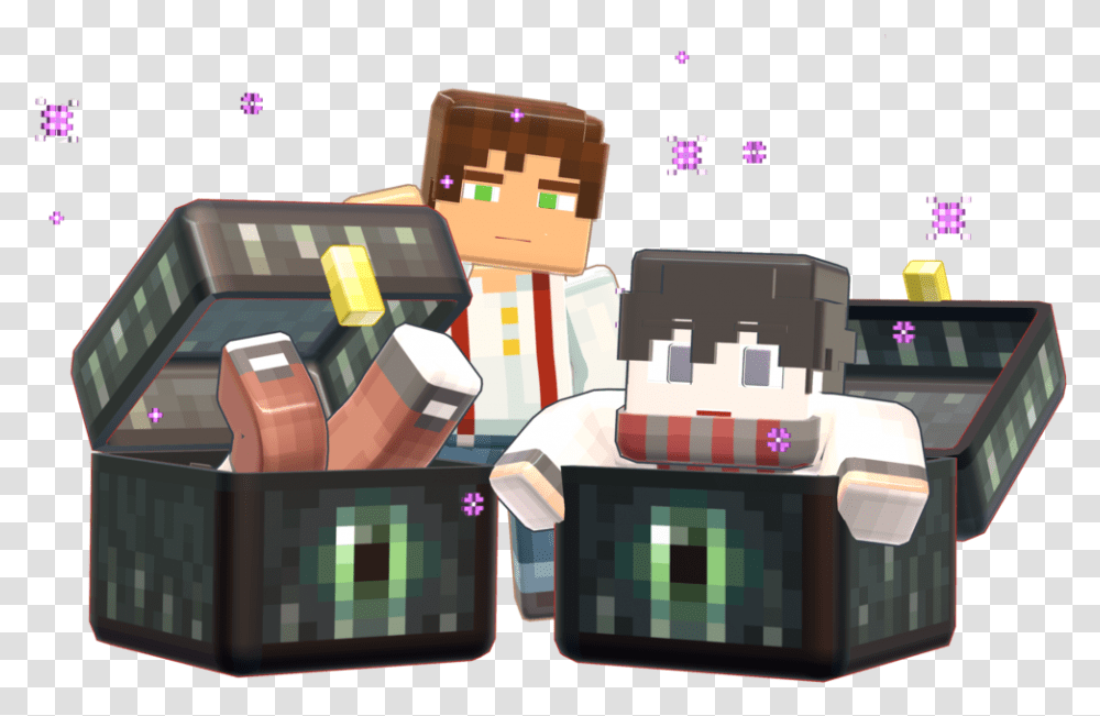 Mmd Minecraft Smooth Steve Preview Ender Chest By Mmd Minecraft Smooth Steve, Toy, Game, Gambling Transparent Png