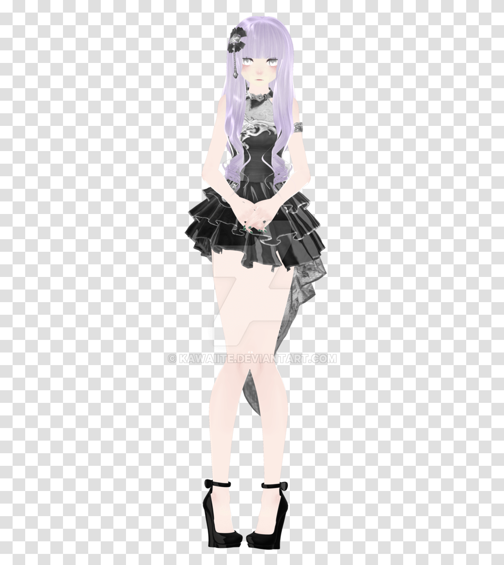 Mmd Modeli, Person, Dress, Poster Transparent Png