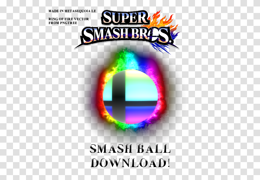 Mmd Super Smash Bros Smash Ball, Poster, Advertisement Transparent Png