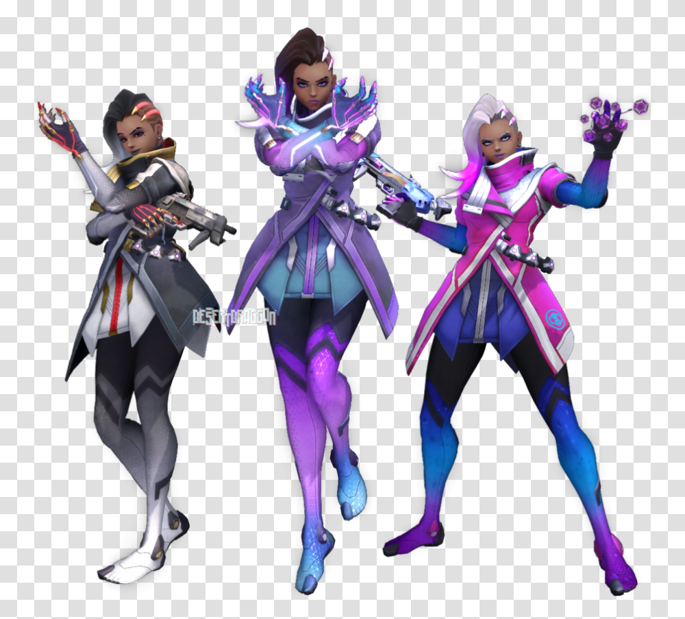 Mmdxoverwatch Sombra, Costume, Person, Human, Leisure Activities Transparent Png