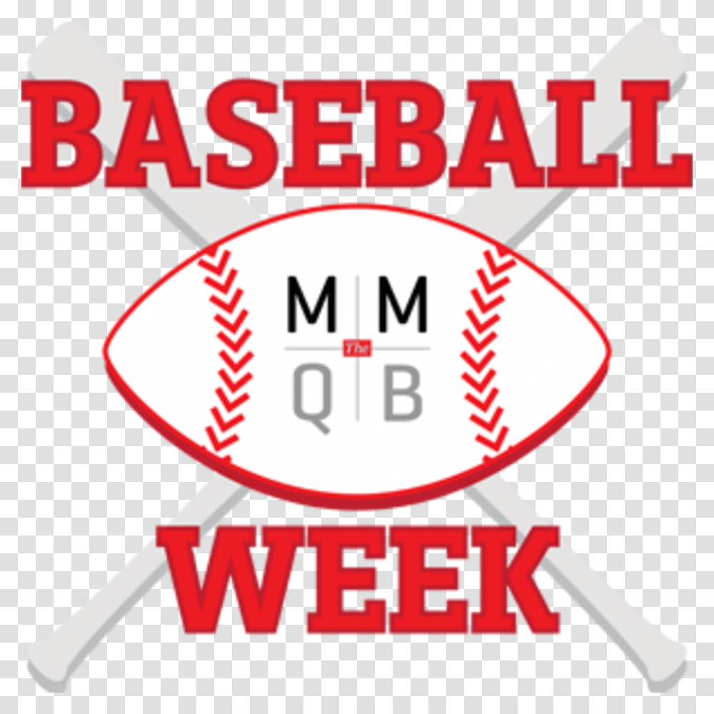 Mmqb Baseball Week Logo 300w Softball, Label, Meal, Food Transparent Png