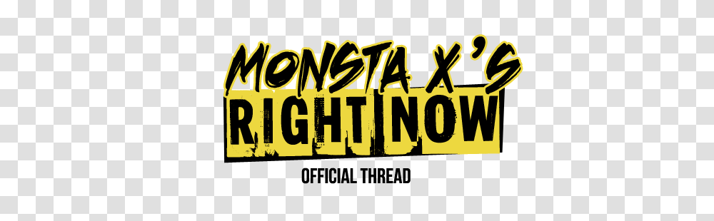 Mnet Monsta Xs Right Now Official Thread, Alphabet, Label, Word Transparent Png