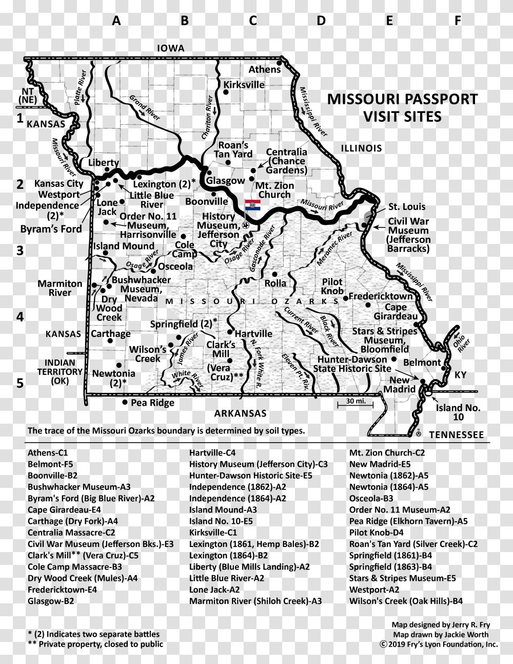 Mo Passport Visit Sites Missouri Civil War Sites, Map, Diagram, Plot, Statue Transparent Png