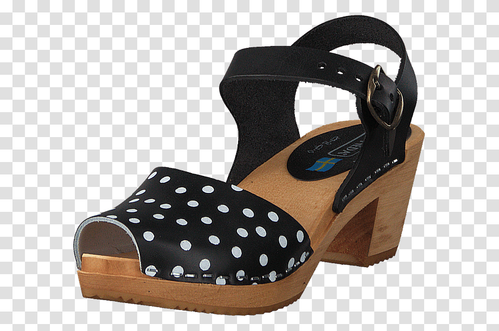 Moa Pull Black Black Dots High Heels, Apparel, Footwear, Shoe Transparent Png