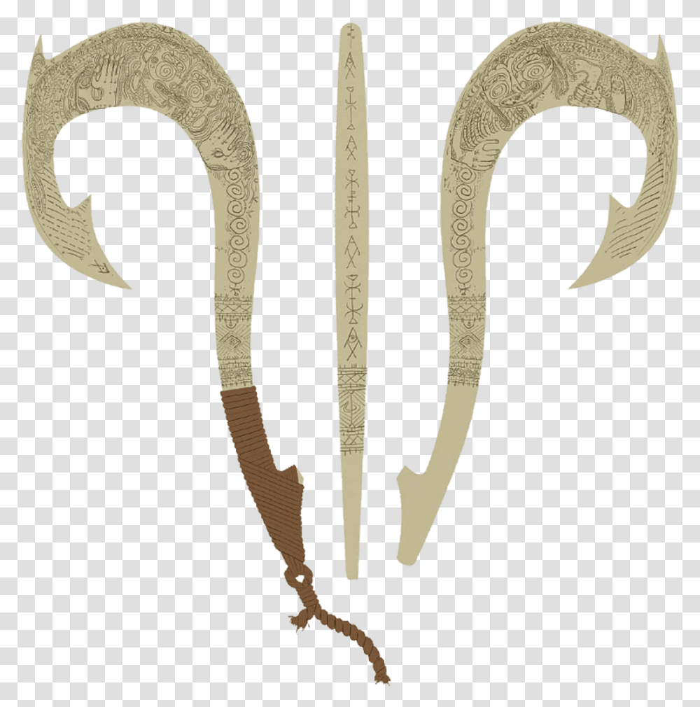 Moana 71 Bow And Arrow, Text, Symbol, Axe, Tool Transparent Png