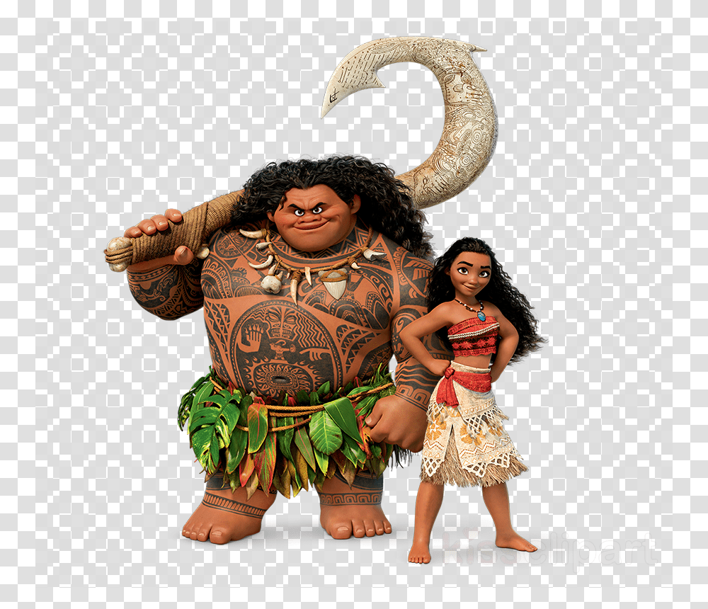Moana And Maui, Doll, Toy, Person, Human Transparent Png