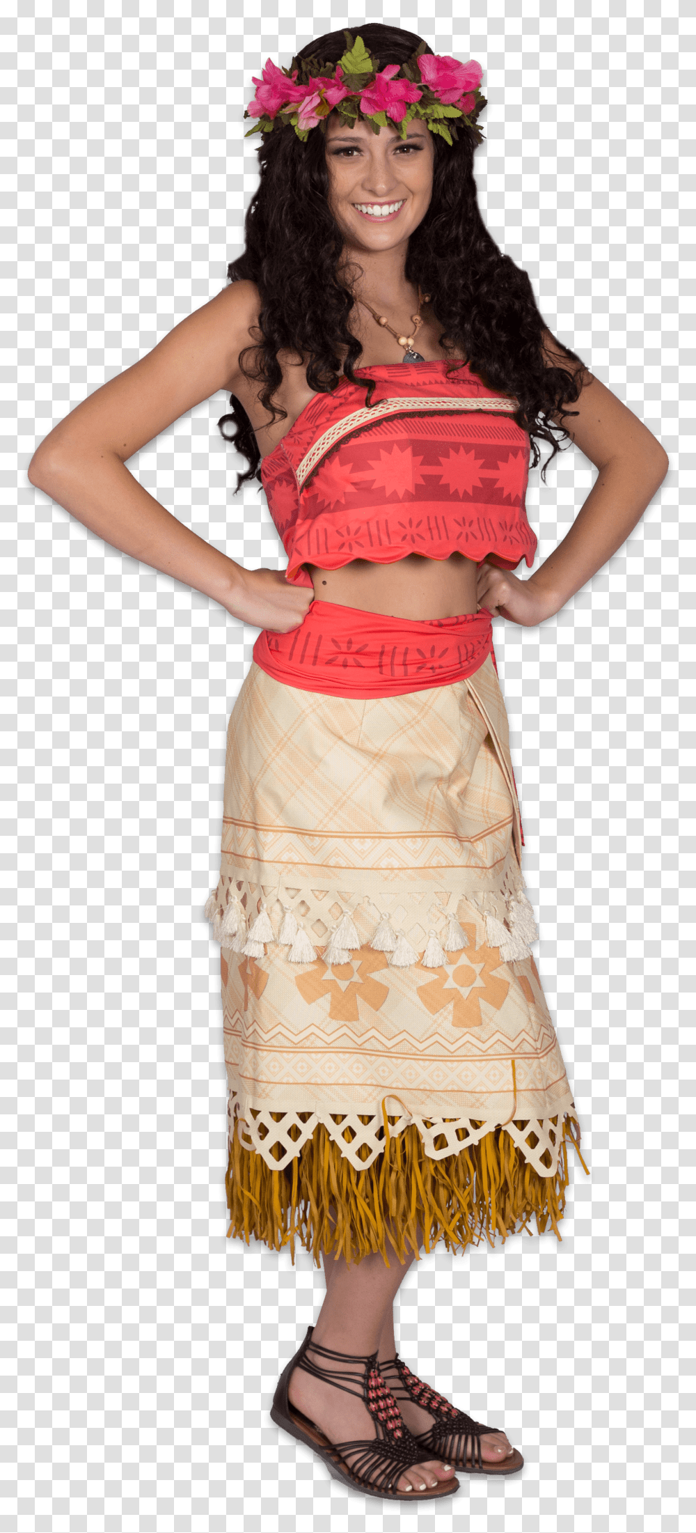 Moana Birthday Party Character Moana Costume Adult, Skirt, Female, Person Transparent Png