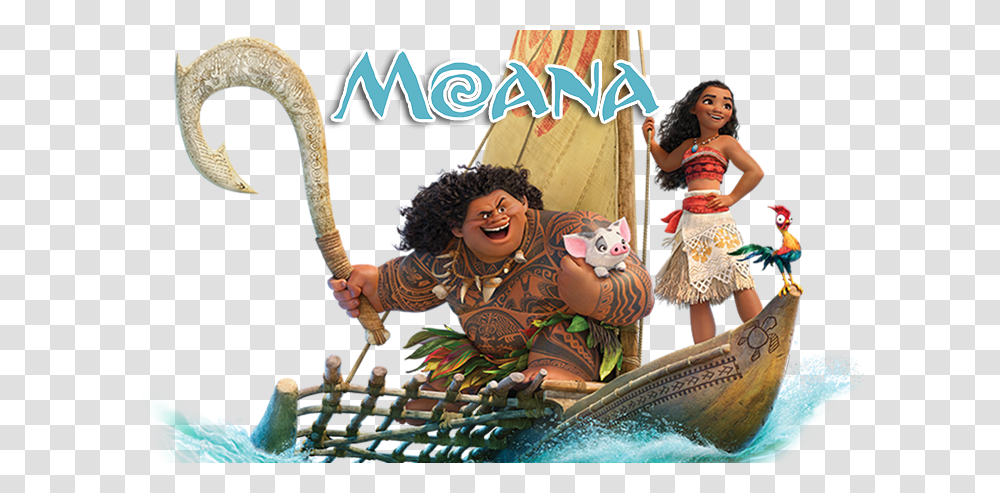 Moana Boat, Person, Doll, Toy, Face Transparent Png