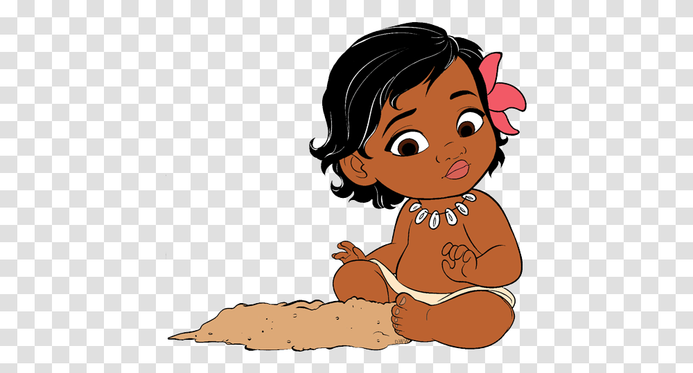 Moana Cartoon Baby Baby Moana Clipart Transparent Png